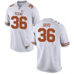 #36 Demarco Boyd UT Youth Game Football Jersey White