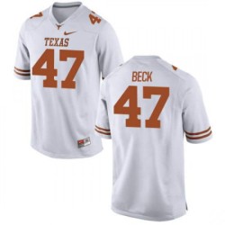 #47 Andrew Beck UT Women Authentic High School Jersey White