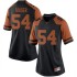 #54 Justin Mader University of Texas Women Replica Stitched Jerseys Black