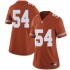 #54 Justin Mader UT Women Limited Football Jerseys Orange