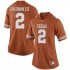 #2 Matt Coleman III University of Texas Women Replica Football Jersey Orange