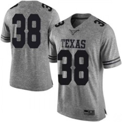 #38 Jack Geiger UT Men Limited Embroidery Jerseys Gray