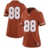 #88 Kai Jarmon Texas Longhorns Women Limited Embroidery Jerseys Orange