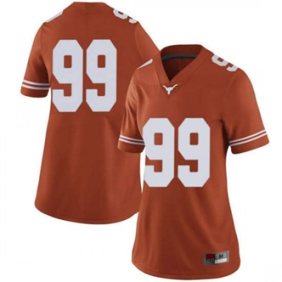 #99 Keondre Coburn Longhorns Women Limited Stitch Jersey Orange