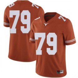 #79 Matt Frost Longhorns Men Limited University Jersey Orange