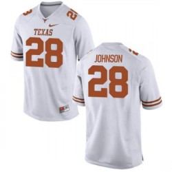 #28 Kirk Johnson UT Women Authentic University Jerseys White