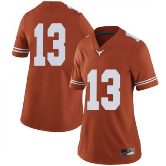 #13 Jase Febres Texas Longhorns Women Limited NCAA Jersey Orange