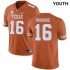 #16 Arch Manning Longhorns Youth SEC Conference Player Jersey Orange