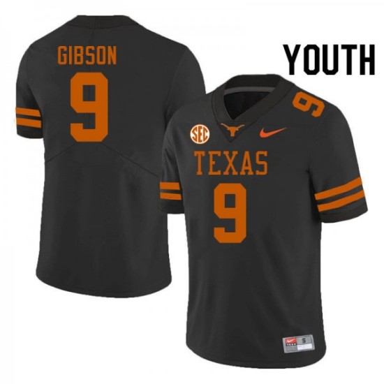 #9 Jerrick Gibson UT Youth SEC Conference NCAA Jersey Black