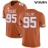 #95 Alfred Collins University of Texas Women SEC Conference Limited Jersey Orange