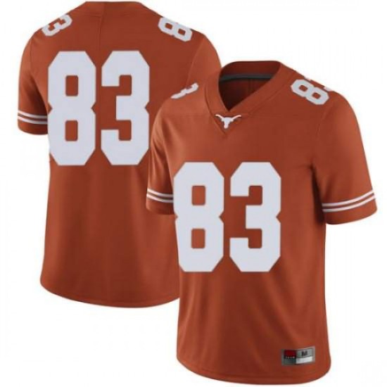 #83 Michael David Poujol UT Men Limited Stitched Jersey Orange