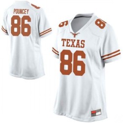 #86 Jordan Pouncey UT Women Replica Football Jersey White