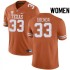 #33 David Gbenda Longhorns Women SEC Conference Player Jersey Orange