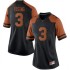 #3 Cameron Rising Texas Longhorns Women Replica Official Jerseys Black