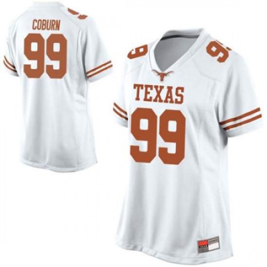 #99 Keondre Coburn University of Texas Women Game Alumni Jerseys White