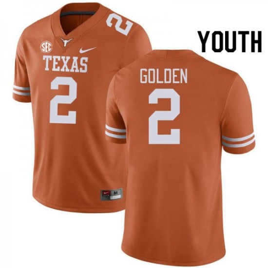 #2 Matthew Golden UT Youth SEC Conference Alumni Jersey Orange