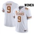 #9 Jerrick Gibson Longhorns Women SEC Conference Limited Jersey White