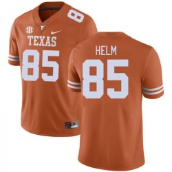 #85 Gunnar Helm Texas Longhorns Men SEC Conference High School Jersey Orange