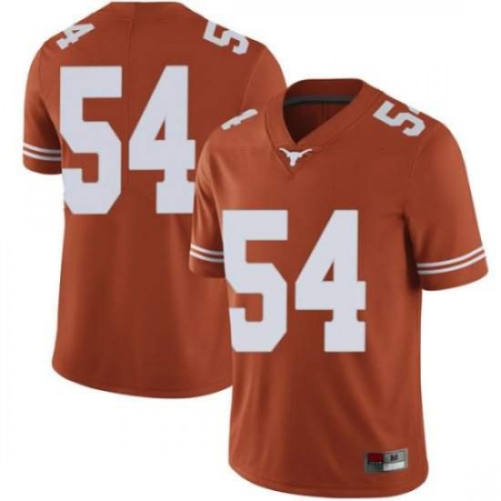 #54 Justin Mader UT Men Limited Stitch Jerseys Orange