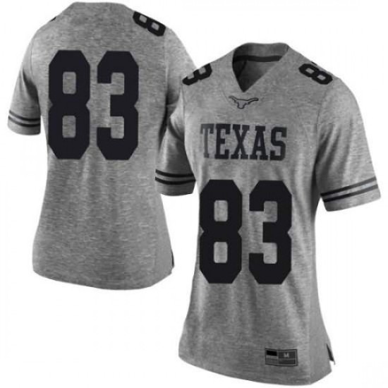 #83 Michael David Poujol UT Women Limited Official Jersey Gray