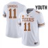 #11 Colin Simmons Texas Longhorns Youth SEC Conference Replica Jersey White