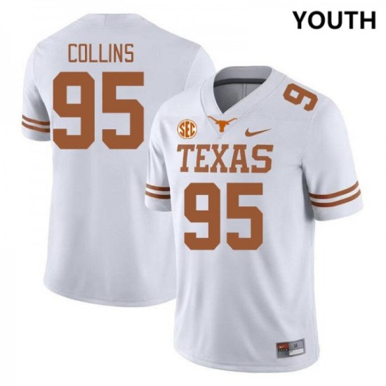 #95 Alfred Collins UT Youth SEC Conference University Jersey White