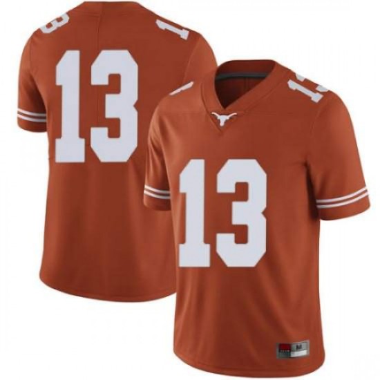 #13 Jase Febres Texas Longhorns Men Limited Stitch Jersey Orange