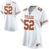 #52 Jackson Hanna University of Texas Women Game College Jerseys White