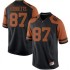 #87 Austin Hibbetts University of Texas Men Game Player Jersey Black