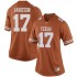 #17 D'Shawn Jamison Longhorns Women Replica Embroidery Jerseys Orange