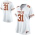 #31 DeMarvion Overshown Texas Longhorns Women Replica Official Jerseys White