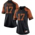 #17 Cameron Dicker Longhorns Women Game University Jersey Black