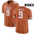 #9 Jerrick Gibson Longhorns Women SEC Conference NCAA Jersey Orange