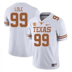 #99 Jermayne Lole Longhorns Men SEC Conference Alumni Jersey White