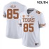 #85 Gunnar Helm UT Youth SEC Conference Player Jersey White