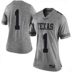 #1 Andrew Jones UT Women Limited Player Jersey Gray