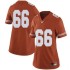 #66 Calvin Anderson University of Texas Women Limited NCAA Jersey Orange