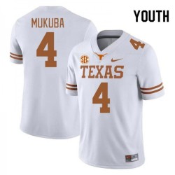 #4 Andrew Mukuba UT Youth SEC Conference Official Jersey White