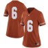 #6 Devin Duvernay Texas Longhorns Women Limited NCAA Jerseys Orange