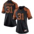 #31 DeMarvion Overshown Longhorns Women Replica Embroidery Jersey Black