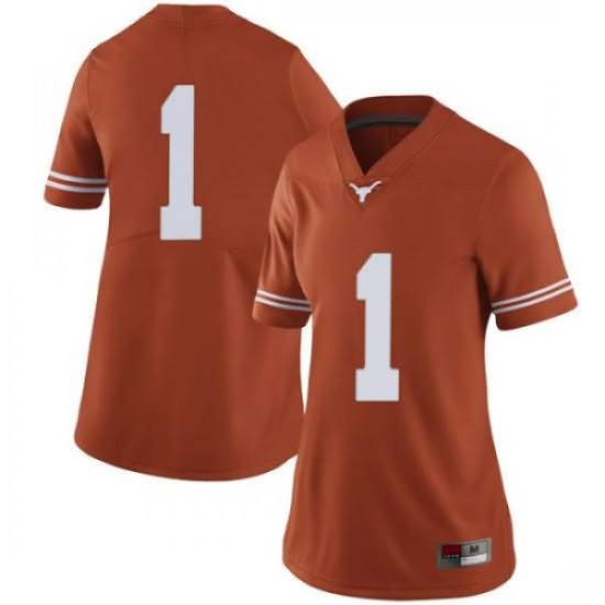 #1 Andrew Jones University of Texas Women Limited Player Jerseys Orange