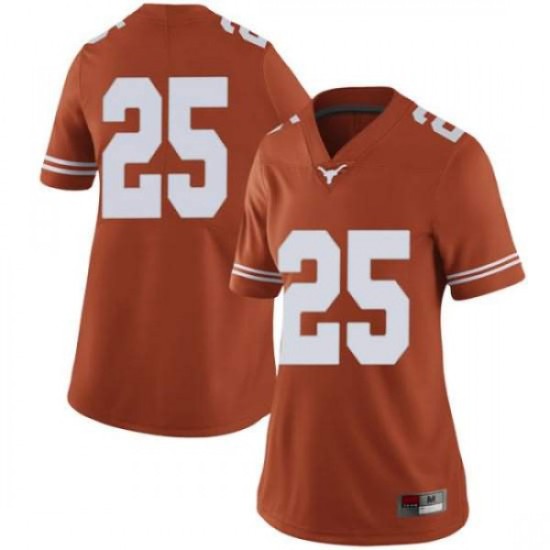 #25 B.J. Foster University of Texas Women Limited University Jerseys Orange