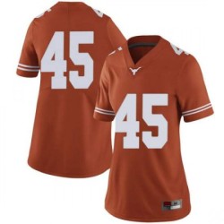 #45 Chris Naggar UT Women Limited Embroidery Jersey Orange