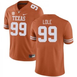 #99 Jermayne Lole University of Texas Men SEC Conference Official Jersey Orange