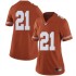 #21 Dylan Osetkowski UT Women Limited Embroidery Jersey Orange