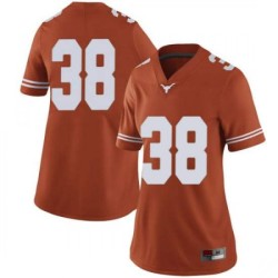 #38 Kobe Boyce Longhorns Women Limited University Jersey Orange