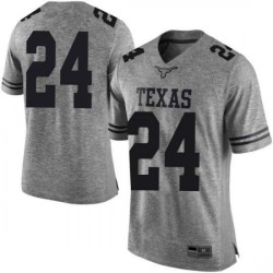 #24 Jarmarquis Durst Longhorns Men Limited University Jersey Gray