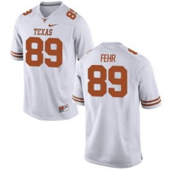 #89 Chris Fehr Texas Longhorns Youth Game High School Jerseys White