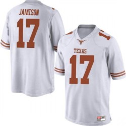 #17 D'Shawn Jamison UT Men Replica Official Jersey White