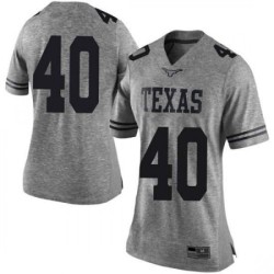 #40 Ayodele Adeoye Longhorns Women Limited Football Jerseys Gray